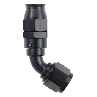 Hose Fitting #12 60 Deg PTFE Black