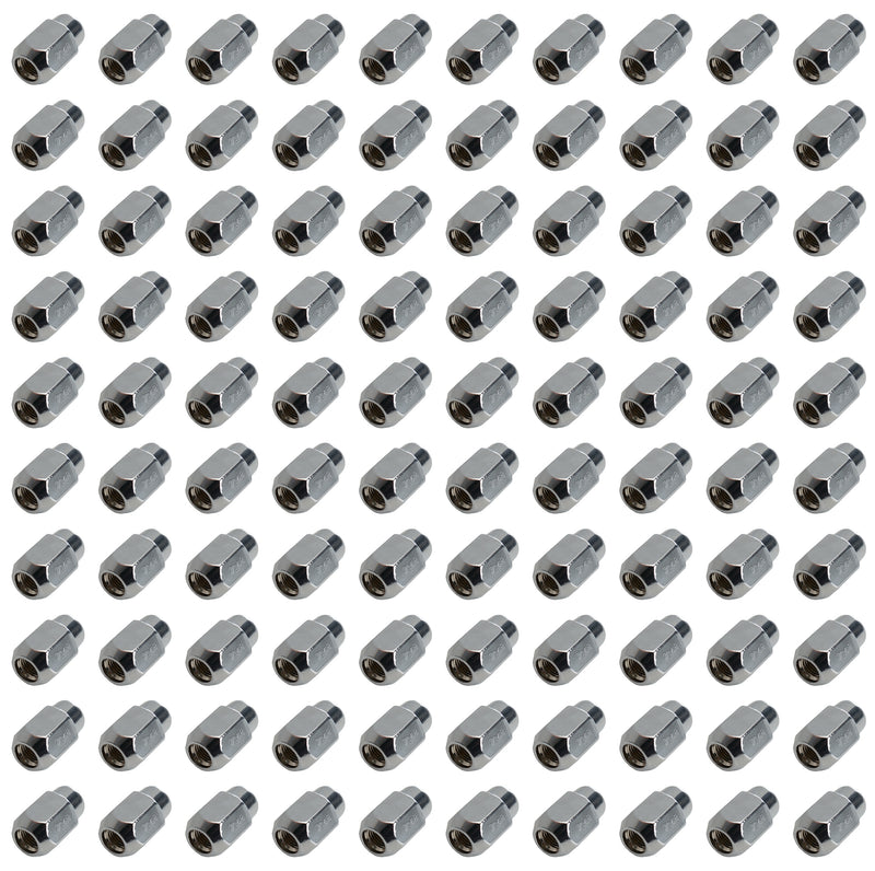 100 Lugnuts 7/16 Acorn 13/16 Hex