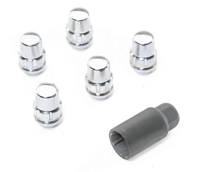 5 Wheel Locks Jeep JK 3/4 Hex - 71481NB5