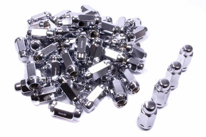 60 Lugnuts 14mm x 1.50 Acorn Bulge Extra Long - 91148XL
