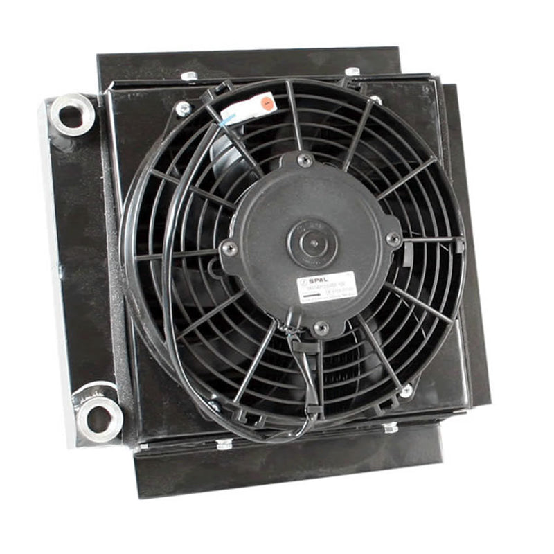COOLER FLUID ALUM W/FAN 9IN