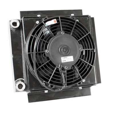 COOLER FLUID ALUM W/FAN 9IN
