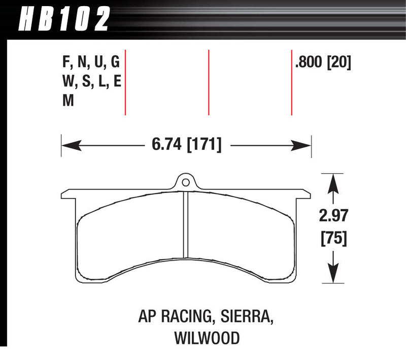 BRAKE PADS RACE DTC70