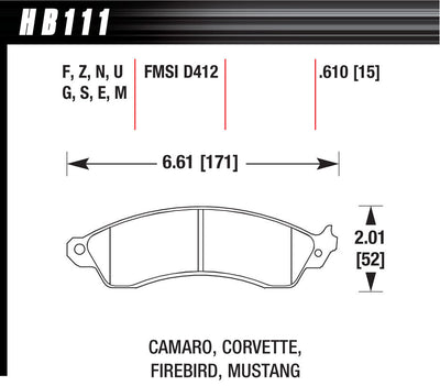 HP PLUS BRAKE PADS
