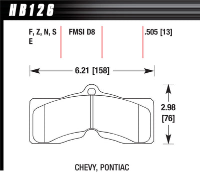 HPS BRAKE PADS