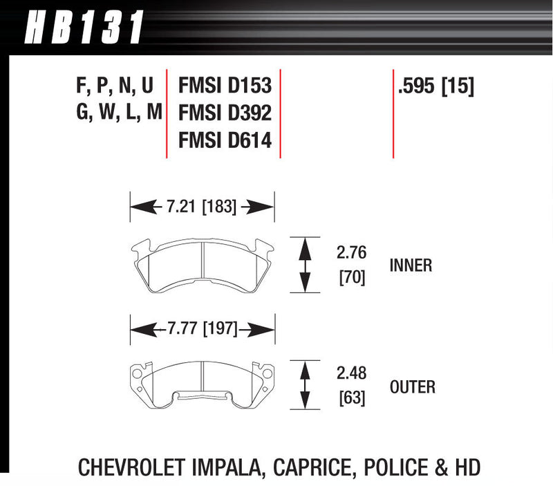 BRAKE PADS RACE DTC70