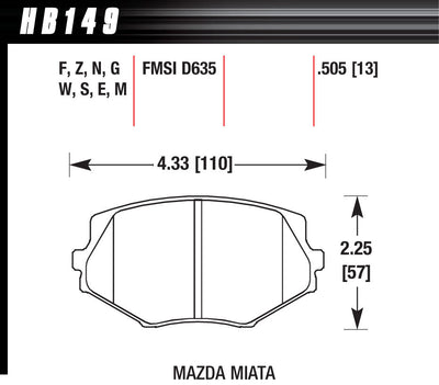 HP PLUS BRAKE PADS