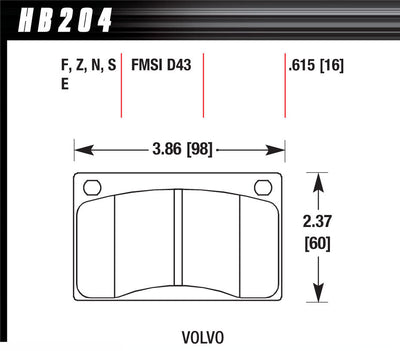 BRAKE PADS STREET HP PLUS