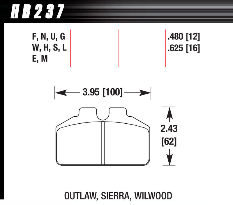 BRAKE PADS RACE DTC30
