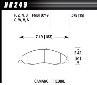HPS BRAKE PADS