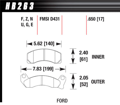 HPS BRAKE PADS