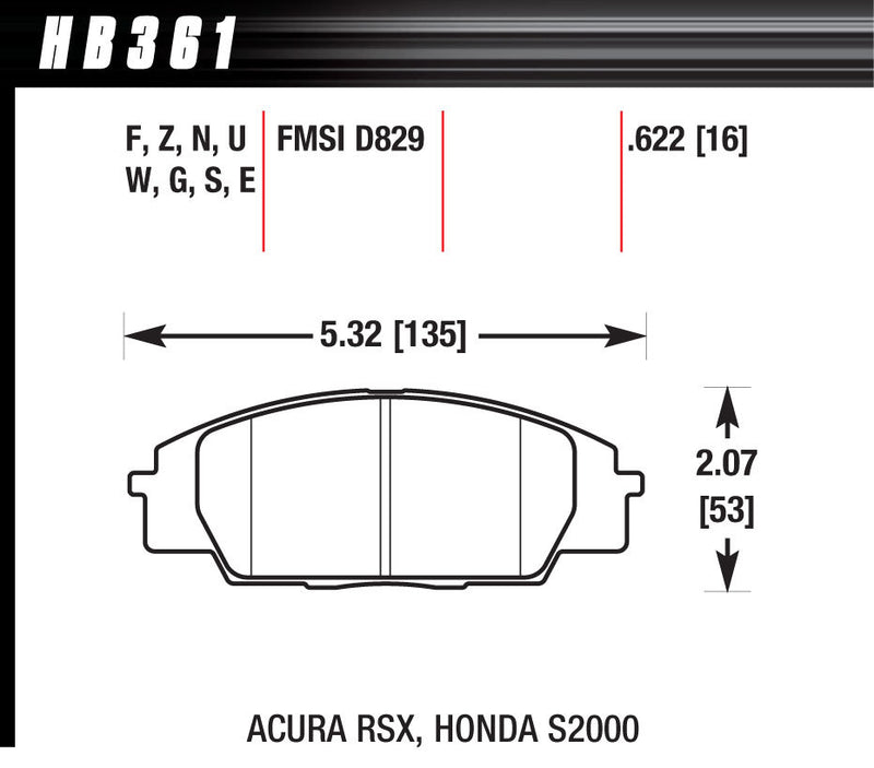HP PLUS BRAKE PADS