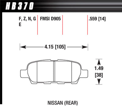 REAR BRAKE PADS
