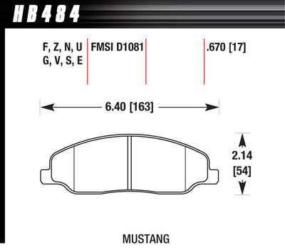 BRAKE PADS STREET HPS