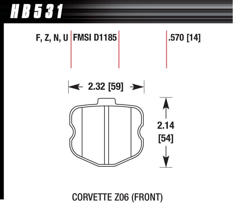 Ceramic Pads - HB531Z570