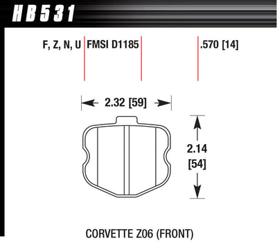 Ceramic Pads - HB531Z570
