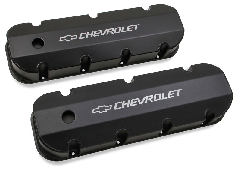 GM BBC FAB ALUM VALVE CVR BLK