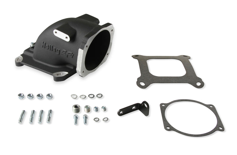 INTAKE ELBOW GM LS 4150 BLK