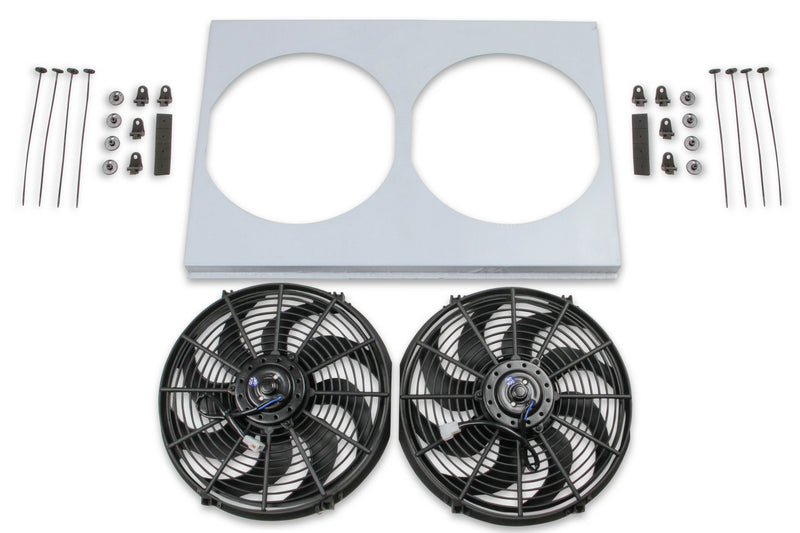 FAN AND SHROUD 2 14 INCH FANS