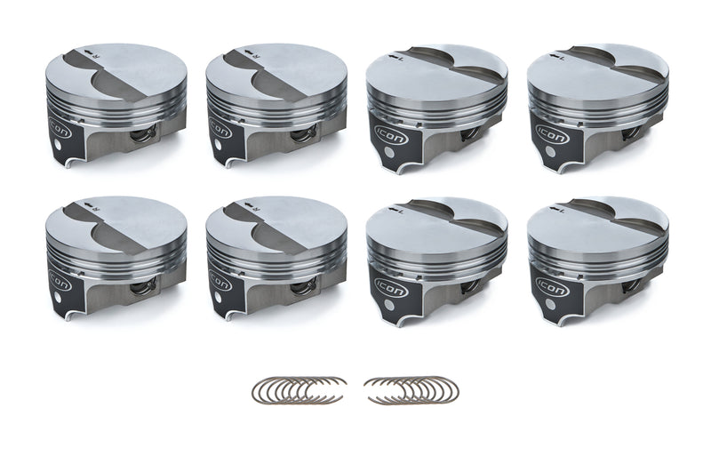 PISTONS FORGED ALUM FLAT TOP L