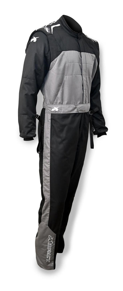 Suit Mini Racer 2.4 1pc Large Blk/Gry