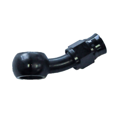 Reusable Banjo Hose End -03 x 10MM x 30° Steel Black - PHJ0310308