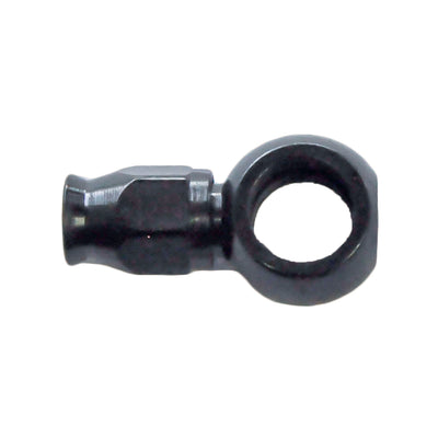 Banjo Hose End Non-Swivel -03 x 10MM Straight Short Steel Black - PHJ03138