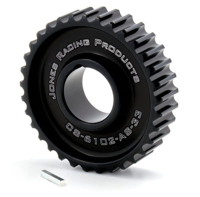 HTD Crankshaft Pulley 33 Tooth 1-1/8 ID 1/8in Key