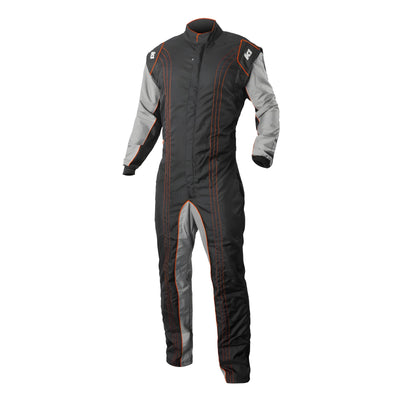 Suit Karting GK2 Youth 6X-Small Black/Orange - 10GK2O6XS