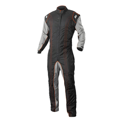 Suit Karting GK2 Adult Large/XL Black/Orange - 10GK2OLXL