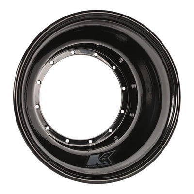 Wheel Half 12-Blt 10in x 3in BS Black
