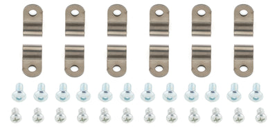 1/4in Stainless Steel Single Line Clamps 12Pk - KICLC3250