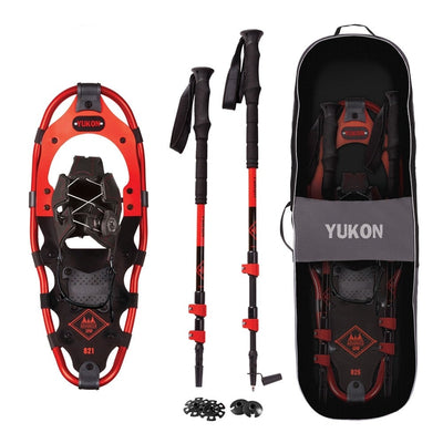 Yukon Charli Spin Snowshoes Red 21' - 803015