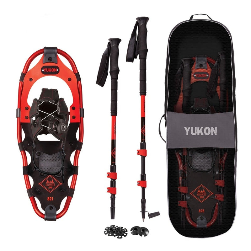 Yukon Charli Spin Snowshoes Red 21' - 803015