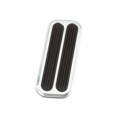 BILLET THROTTLE PAD W/RUBBER