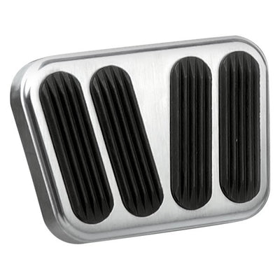 BILLET BRK/CLUTCH PAD W/RUBBER