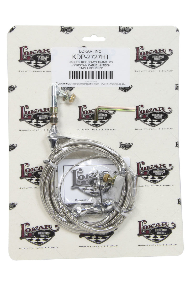 POLISHED KICKDOWN CABLE 727