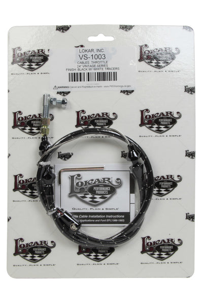 VS THROTTLE CABLE BLCK W/WHI