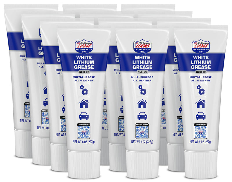 White Lithium Grease 12x8 Ounce