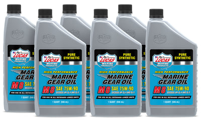 Marine Gear Oil M8 Case 6 x 1 Quart