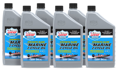 Marine Oil 2 Cycle Case 6 x 1 Qt. Synthetic Blen