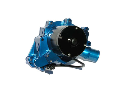 SBF Billet Electric W/P - Hi-Flow - Blue - WP311B