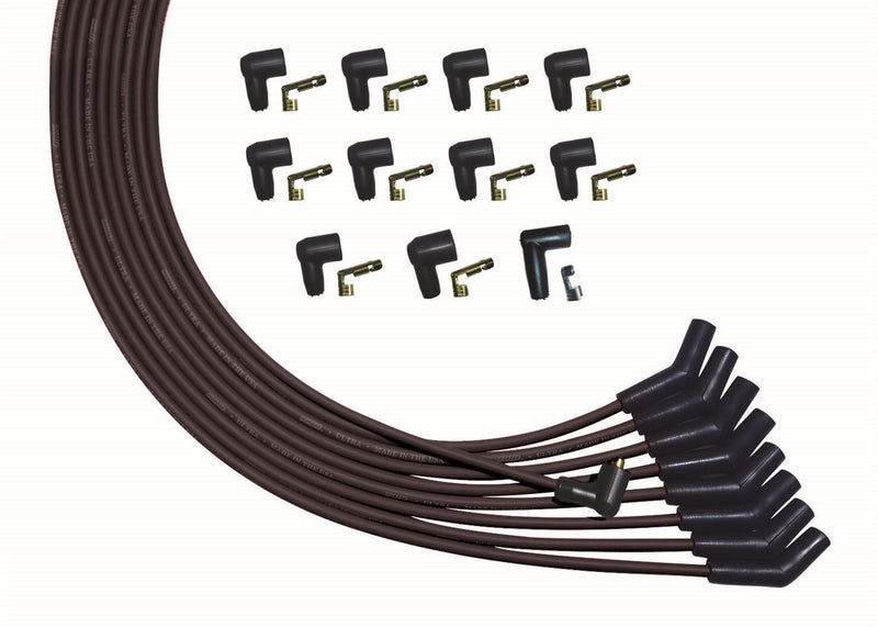 Ultra Plug Wire Set Universal V8 Black