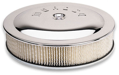 A/C 14 INCH CHROME FLAT BOTTOM