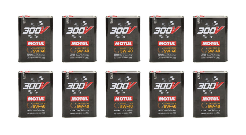 300V 5w40 Racing Oil Cas 10x2 Liters - 110817