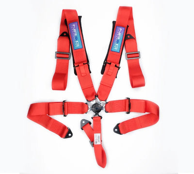 HARNESS 5-POINT CAMLOCK RED 3I