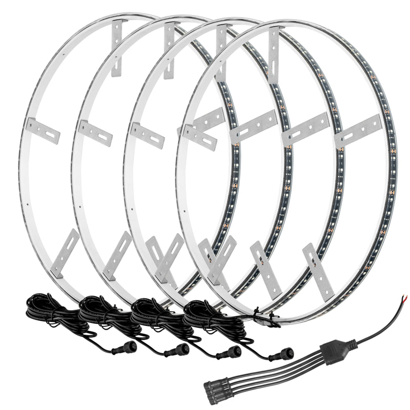 LED Light Wheel Rings ColorSHIFT - 4215332