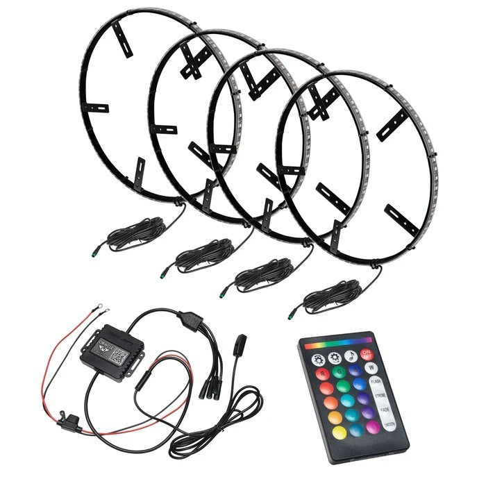 LED Wheel Ring ColorShift RGB+W - 4215339