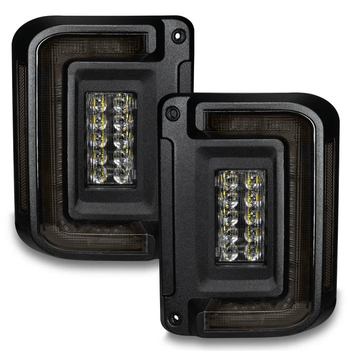 07-17 Wrangler JK LED Tail Lights Low Profile - 5891504T