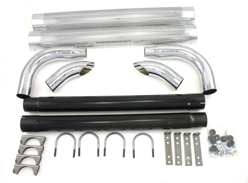 SIDE EXHAUST CHROME 60